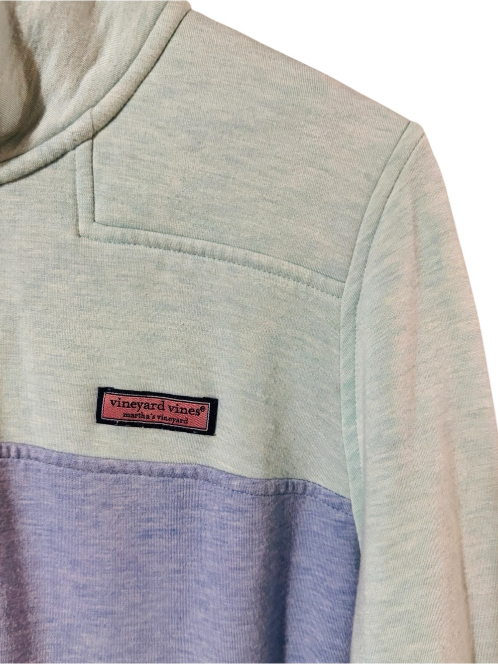 VINEYARD VINES Shep Shirt Relaxed Dreamcloth Pullover 1/4 Zip Logo Women’s 2X - Picture 3 of 8